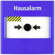 Rilevatore a pulsante blu NT04 – 33206 – Allarme domestico – Commutatore NO/NC, max. 3 A / 250 V CA – Montaggio a parete o da incasso