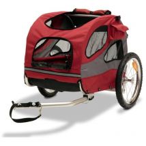 Rimorchio da Bici per Cani Happy Ride m Rosso Petsafe Rosso