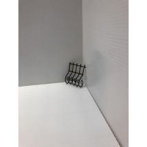 Ringhiera per Balconi in Ferro – 8 x 2,5 x 11 cm – Decorazione Natalizia per Presepe – Due Esse Christmas