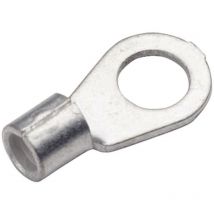 Cimco - 180454 Ringkabelschuh Querschnitt (max.)=25 mm² Loch-Ø=13 mm Unisoliert Metall 1 St.