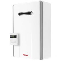 Rinnai - Scaldabagno a gas metano da esterno one 11e, 21kw, 11 lt, rnn reu-a1111w-e-ng