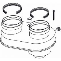 Sdoppiatore aria fumi ø 80/80 con raccogli condensa FOT-HX060-A08 - Rinnai