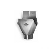 Rinnenstutzen Einhangstutzen Zink 7-tlg 280 für 76 mm Fallrohr