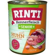 Kennerfleisch Senior Huhn 800 g Futter Hundefutter Nassfutter Hundenahrung - Rinti