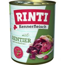 Pur Kennerfleisch Rentier 800 g Hundefutter Nassfutter - Rinti