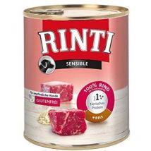 Sensible Hundenassfutter Rind & Reis 800 g Adult Nassfutter - Rinti