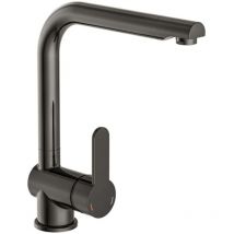Mitigeur d'évier avec bec verseur haut RIO graphite brillant SCHÜTTE