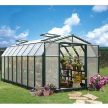 Palram-canopia - Serre de jardin en polycarbonate Rion Hobby Gardener 13,72 m², Ancrage au sol Oui