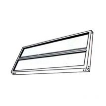 Ripiani unificati per gancio o bullone - cm.120x40 1r 5 pezzi Prometal