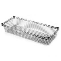 Serena - Archimede scaffale metallico ripiano contenitore cm 36 x 61 x h. 15 cucina bagno garage cabina armadio