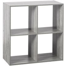 Five - Mix n modul 4 ripiani, effetto rovere grigio - 5