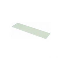 Mensola vetro rettangolare satinato 800 x 200 mm