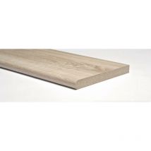 Mensola stondata rovere 250 x 1000 mm