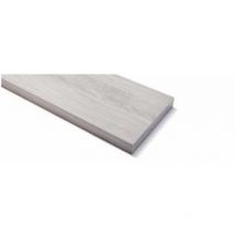 Mensola tamburata grande rovere grigio