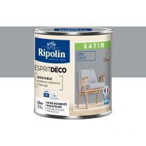Peinture Murale Toutes Pièces - Satin - 0,5L - Galet - Ripolin