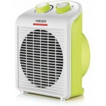 FH-200.010A Riscaldatore elettrico per interni verde, White 2000 w Ventilatore elettrico - Haeger