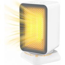 Riscaldamento, riscaldatore elettrico in ceramica da 900/1000 w, 3 modalità, oscillazione 35°, timer 1-2-4 ore, protezione multipla, riscaldatore a