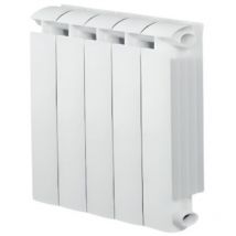 Klass 500, stufa centrale a 5 elementi in alluminio fuso bianco, 580w