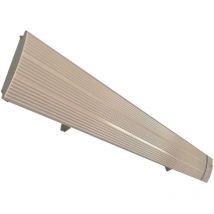 Riscaldatore Infrarossi Bianco 1800w Cm 122,5x17,7x6 MPC Marbella 1800w