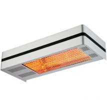 Riscaldatore Per Interni Ed Esterni Cm 60,2x25x12 MPC Murcia 2000w