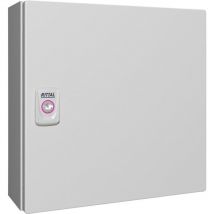 Kx 1555.000 Contenitore da installazione, Contenitore da parete 300 x 300 x 120 Lamiera d'acciaio Grigio (ral 70 - Rittal