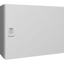 Rittal - kx 1576.000 Contenitore da installazione, Contenitore da parete 380 x 300 x 155 Lamiera d'acciaio Grigio (ral 70