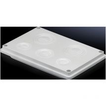 Sv 9665760 Kabeldurchführungsplatte Isolierstoff Grau (ral 7032) 1 St. - Rittal