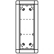 Ritto Unterputzrahmen 3 Modulplätze, silber 1881320