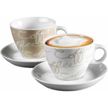 Ritzenhoff & Breker 005752 - Cornello Creme, Set Di 2 Tazze Da Cappuccino, 180 Ml