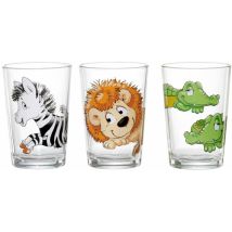 Trinkglas 'Happy Zoo' 3er Set