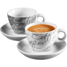Set da caffè Cornello, 4 pezzi, grigio, 80 ml - Ritzenhoff&breker