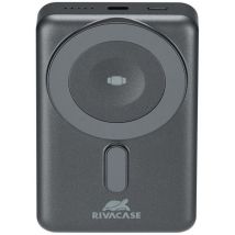 Rivacase Va2608 Batteria Portatile Polimeri Di Litio (lipo) 10000 Mah Carica Wireless Nero, Grigio