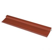 Mccover - Rive gauche / droite 920 mm pour panneau tuile facile en acier galvanisé laqué mat - Coloris - Brun rouge mat, Longueur - 920 mm