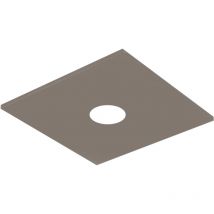 Lumicom - river square 1x plafoniera monocolore lucido
