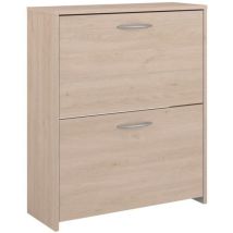 Mobile Per Scarpe 2 Ribalte - Easy Life - Rovere - 66,5 X 78,5 X 25,1 - Parisot