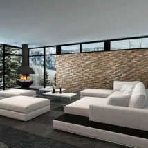 Rivestimento Murale in Legno Bravo Pannello Decorativo in Legno 1m²