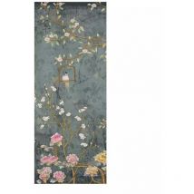Crearreda - rivestimento per porta in vinile fantasia 'romantic ramage', 210x83 cm