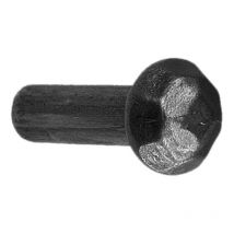 Rivet à tête à facettes - Longueur 40mm Øtige 10mm Øtête 16,5mm - à l'unité Deco Fer Forge