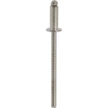 Rivet A2 inox Tête plate 3,2 x 8 mm -25 pièces Klipper S23885.25