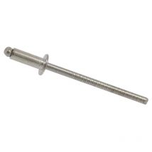 Rivet A2 inox Tête plate 4 x 10 mm -100 pièces Klipper S23887.100