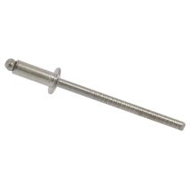 Rivet A2 inox Tête plate 4,8 x 10 mm -25 pièces-KLIPPER S23889.25
