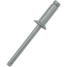 Rivet Aluminium Argent longueur 8mm diamètre 4mm ( Prix pour Sachet de 100 )