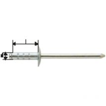 Format - Rivet aveugle multiserrage acier/acier tête large 4x13mm Gesipa (Par 1000)