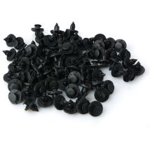 Ynkkvre - Rivet Clips Plastique, 100 Pièces Universel Clips Voiture, Rivet Plastique Fixation De Protection Avec Différentes Formes Et Tailles Pour 