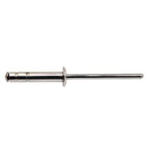 Rivet multi-serrages Gomulti tête ronde standard 4X12 mm en boîte de 500 pièces Degometal