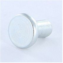 Rivet à frapper Tête plate 6X50 Acier zingué-30 pièces