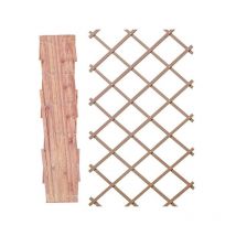 Gardman - 07255 1.8m x 0.6m Expanding Riveted Tan Trellis Screen Garden Plant