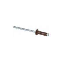 Rivets Brixo aluminium marron 4X12 pack. 500 pièces
