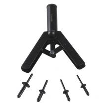 Rivettatrice manuale per rivetti plastica + 40 rivetti