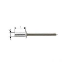 Rivetti Ciechi Cap Alluminio / Normale Acciaio Testa 4,0X9,5Mm Semiovale Acciaio (a 1000)